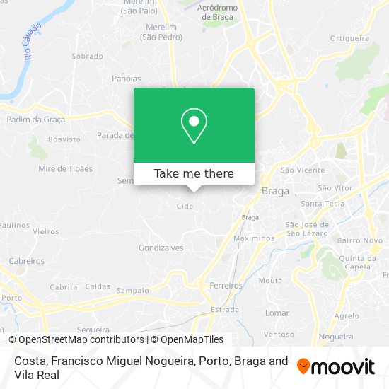 Costa, Francisco Miguel Nogueira map