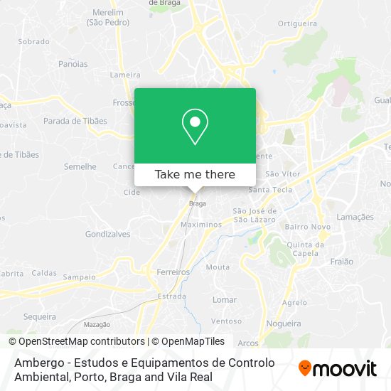 Ambergo - Estudos e Equipamentos de Controlo Ambiental map