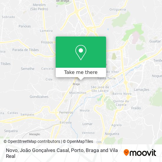 Novo, João Gonçalves Casal map