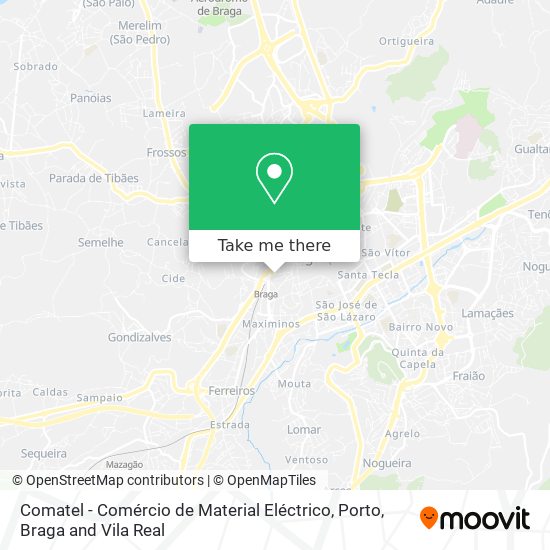 Comatel - Comércio de Material Eléctrico mapa