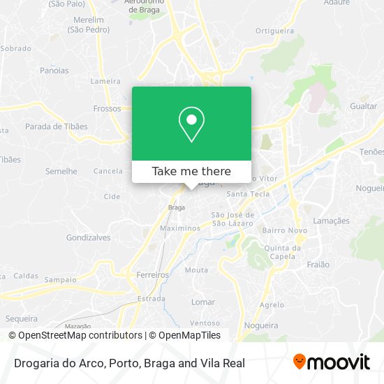 Drogaria do Arco mapa