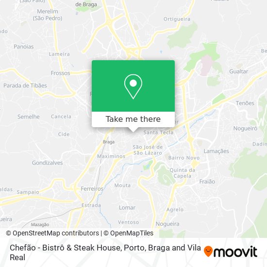 Chefão - Bistrô & Steak House mapa