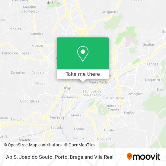 Ap S. Joao do Souto map