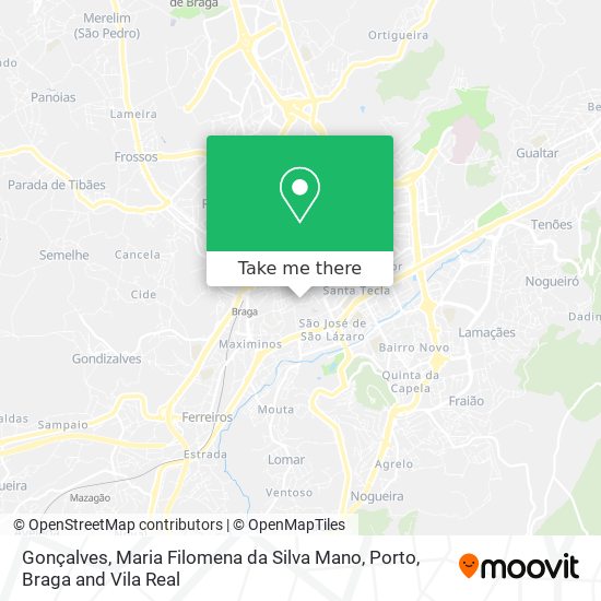 Gonçalves, Maria Filomena da Silva Mano map