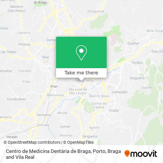 Centro de Medicina Dentária de Braga map