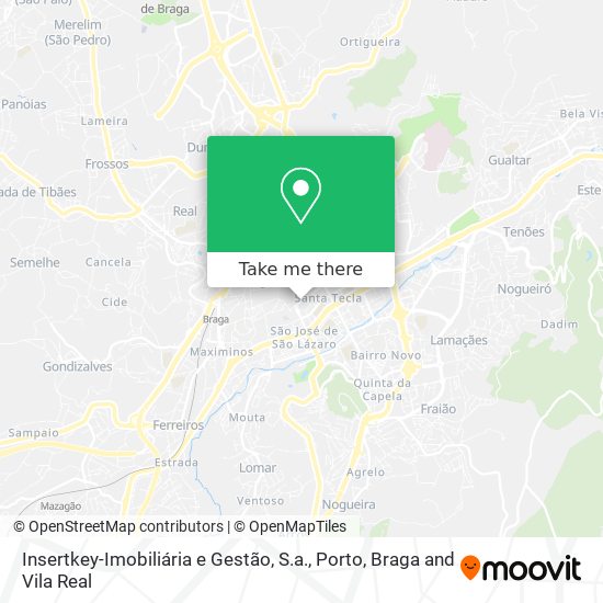 Insertkey-Imobiliária e Gestão, S.a. map