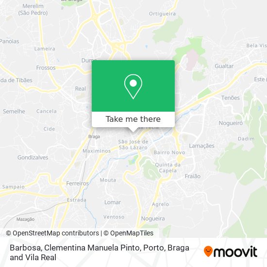 Barbosa, Clementina Manuela Pinto map