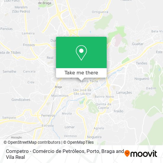 Competro - Comércio de Petróleos mapa