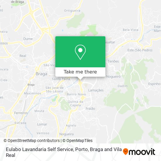 Eulabo Lavandaria Self Service map