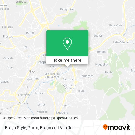 Braga Style map
