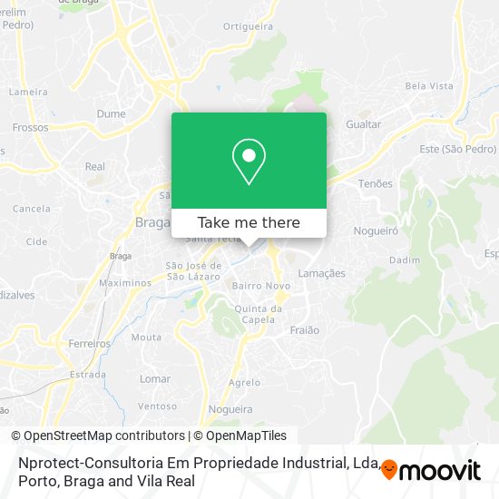 Nprotect-Consultoria Em Propriedade Industrial, Lda mapa