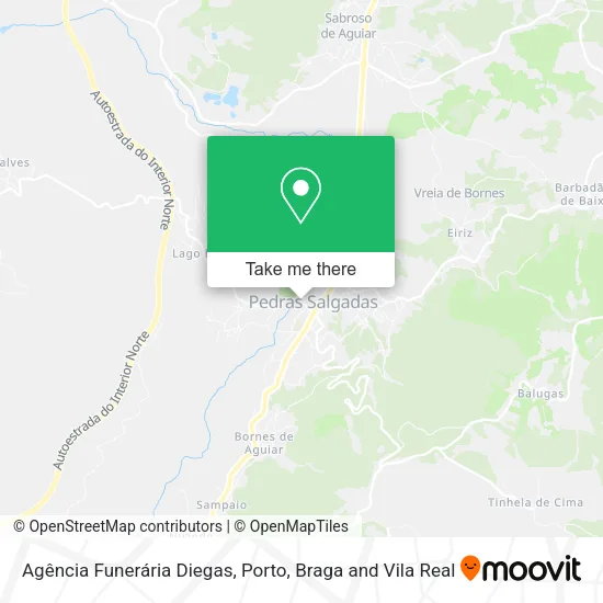 Agência Funerária Diegas map