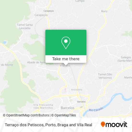Terraço dos Petiscos mapa