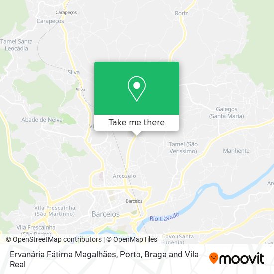 Ervanária Fátima Magalhães map