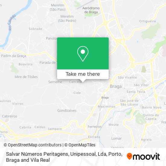 Salvar Números Peritagens, Unipessoal, Lda mapa