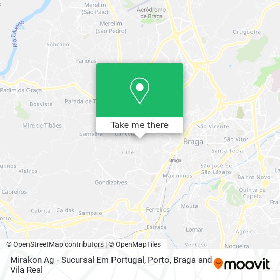 Mirakon Ag - Sucursal Em Portugal map