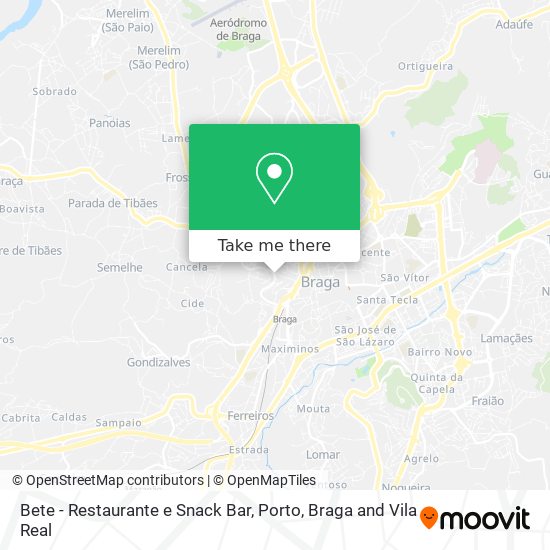 Bete - Restaurante e Snack Bar map