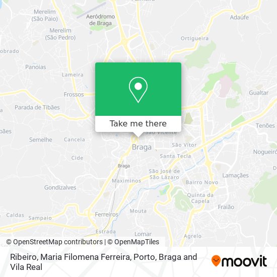 Ribeiro, Maria Filomena Ferreira map