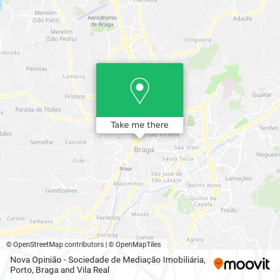 Nova Opinião - Sociedade de Mediação Imobiliária map