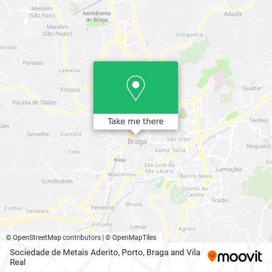 Sociedade de Metais Aderito map