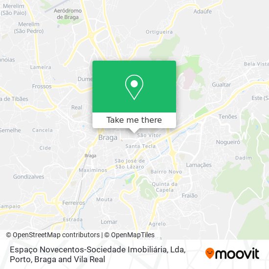 Espaço Novecentos-Sociedade Imobiliária, Lda map