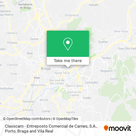 Classcarn - Entreposto Comercial de Carnes, S.A. map