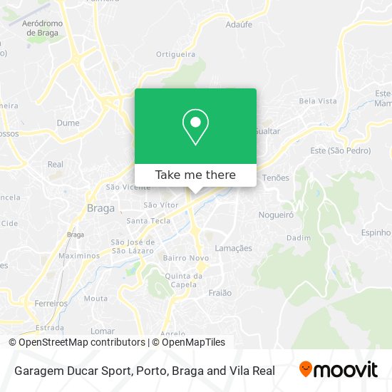 Garagem Ducar Sport map