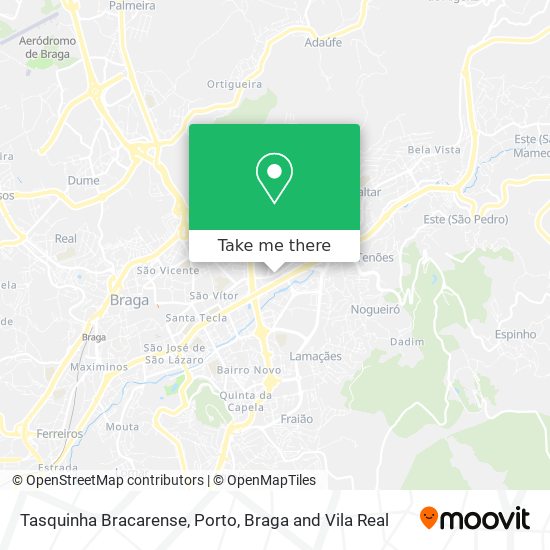 Tasquinha Bracarense map