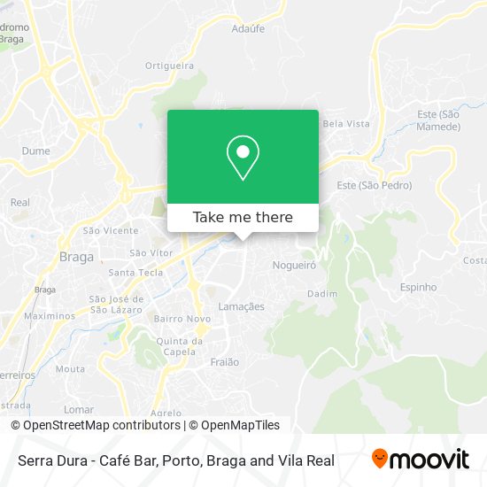 Serra Dura - Café Bar map