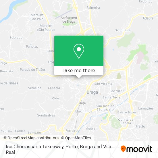 Isa Churrascaria Takeaway mapa