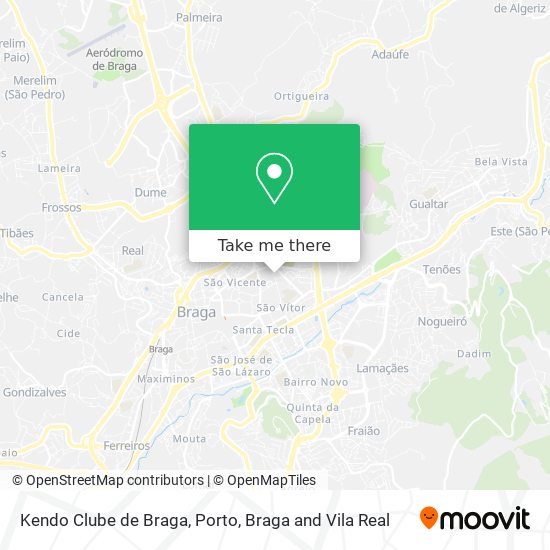 Kendo Clube de Braga map