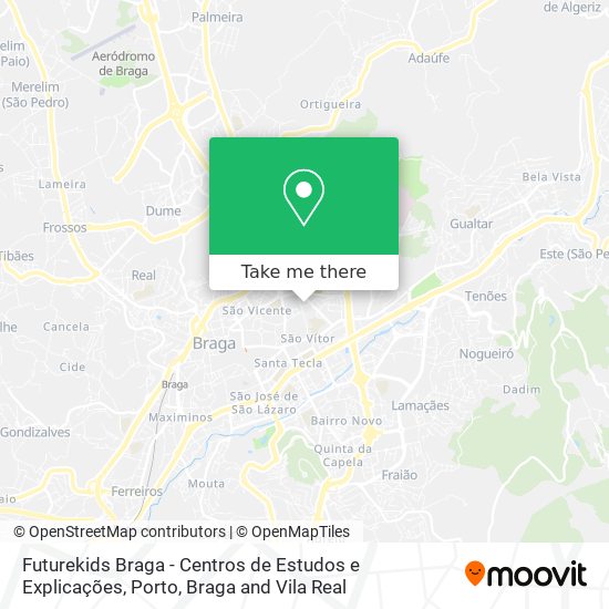 Futurekids Braga - Centros de Estudos e Explicações map