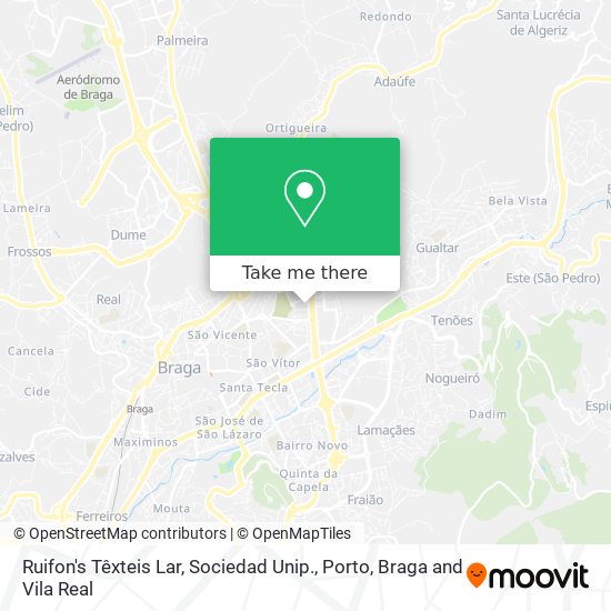Ruifon's Têxteis Lar, Sociedad Unip. map