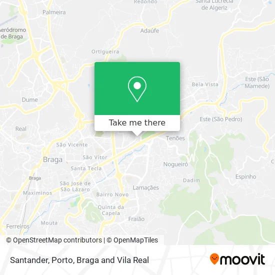 Santander map