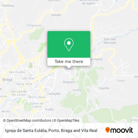 Igreja de Santa Eulália map