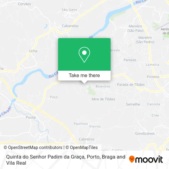Quinta do Senhor Padim da Graça map