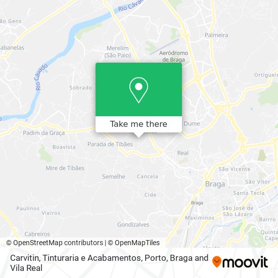 Carvitin, Tinturaria e Acabamentos map