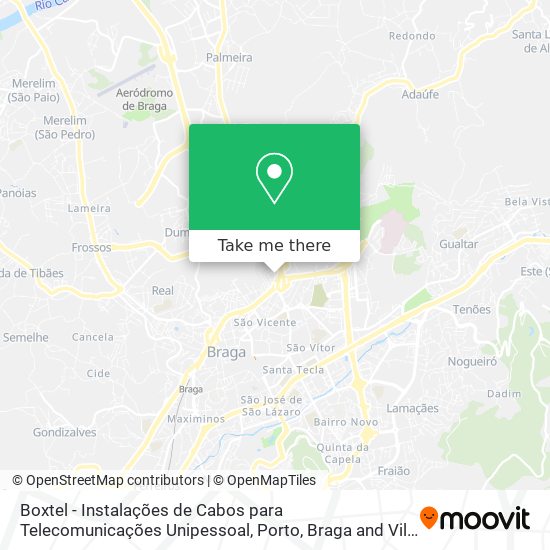 Boxtel - Instalações de Cabos para Telecomunicações Unipessoal map