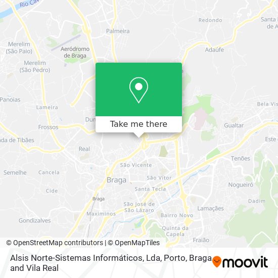 Alsis Norte-Sistemas Informáticos, Lda mapa