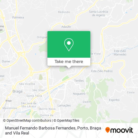 Manuel Fernando Barbosa Fernandes mapa