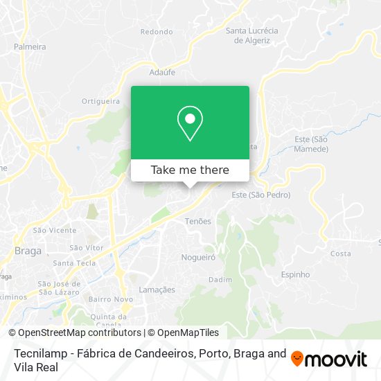 Tecnilamp - Fábrica de Candeeiros map