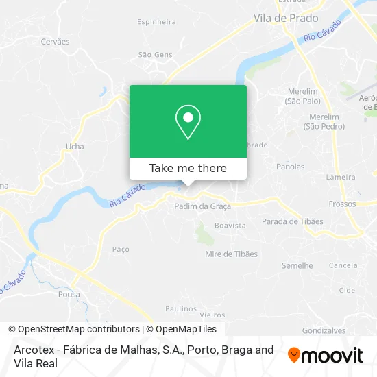 Arcotex - Fábrica de Malhas, S.A. map