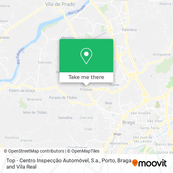 Top - Centro Inspecção Automóvel, S.a. map