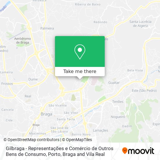 Gilbraga - Representações e Comércio de Outros Bens de Consumo map