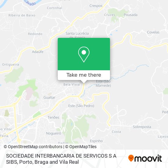 SOCIEDADE INTERBANCARIA DE SERVICOS S A SIBS mapa