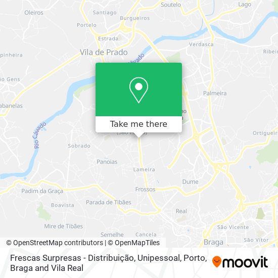 Frescas Surpresas - Distribuição, Unipessoal mapa