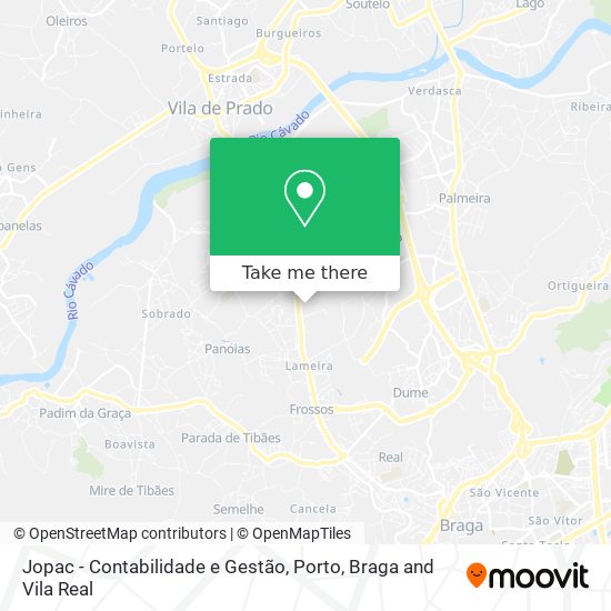 Jopac - Contabilidade e Gestão mapa