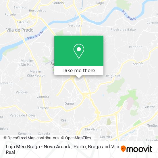 Loja Meo Braga - Nova Arcada map