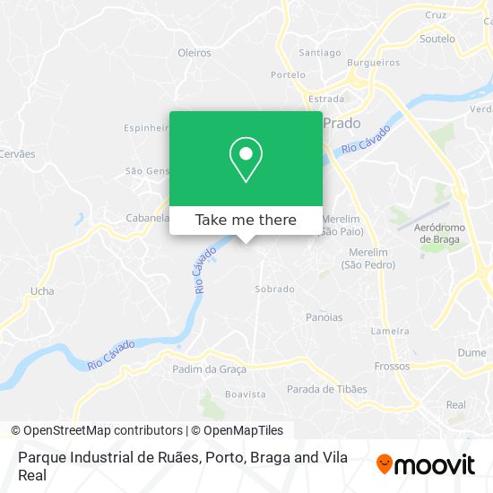 Parque Industrial de Ruães map