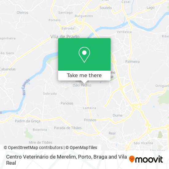Centro Veterinário de Merelim map